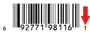barcode check digit